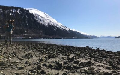 Dr. Derek Larsen enjoying a sunny day in Juneau Alaska where he became a chiropractor